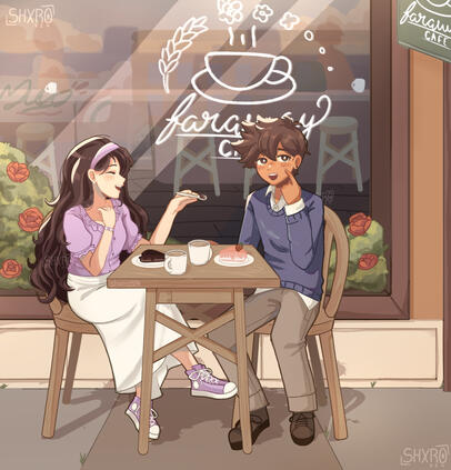 Coffee date βοΈππ° A spoon for two ! !